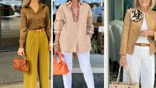 Moda Mulher Madura - 38 Looks Elegantes Ap&oacute;s os  50 anos #moda #modafeminina