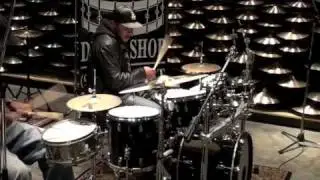 Ronald Bruner Jr visits Memphis Drum Shop