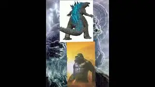 Godzilla magical domain vs monstrverse #godzilla #shorts