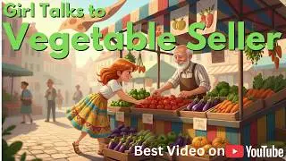 The Vegetable Seller and the Girl – Easy English Dialogue