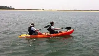 Kayaking at Robins Island, Peconic Bay