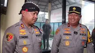 Kapolres Serang Sambut Langsung Wakapolda Banten di Mako Polres Serang