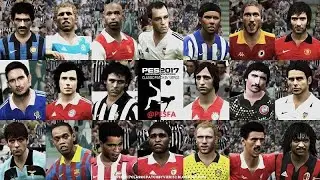 pes2017 (classic patch) All old superstars|Review