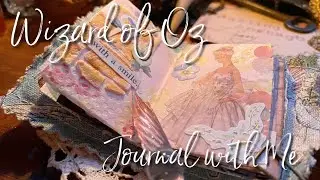 Wizard of Oz ✨🍭 Aesthetic | ASMR Journal with Me | Decorating a Diary