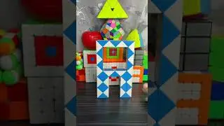 &lsquo;A&rsquo; on 36 pieces snake cube | #shorts #snakecube #cubeking #rubikscube #cube |