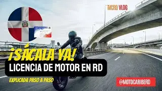 C&Oacute;MO SACAR TU LICENCIA DE MOTOR en RD 🚦 | Todo el proceso en INTRANT explicado paso a paso (2025)
