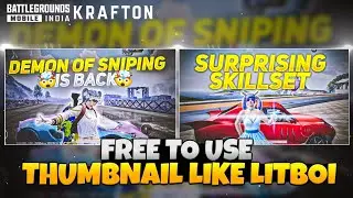 Bgmi Thumbnail Pack | Pre-edited Thumbnail Pack | Free To Use Thumbnail with Text pack