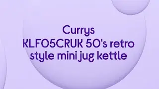 Smeg 50's Retro Style Mini KLF05CRUK Jug Kettle - Cream - Product Overview