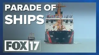 5 Coast Guard cutters welcomed to Grand Haven in annual Parade of Ships