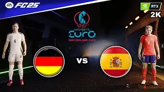 FC 25 - Niemcy - Hiszpania / P&Oacute;ŁFINAŁ WOMENS ERO 2025 2025