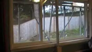 Replacement window pressure test (water penetration test)