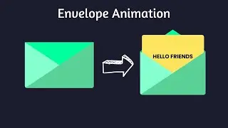 How to Create Envelope Animation by Using (HTML - CSS -JS)
