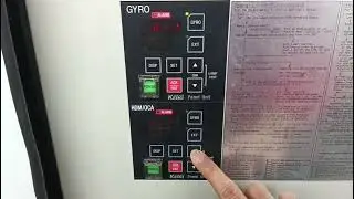 Correcting Gyro Error when at Port