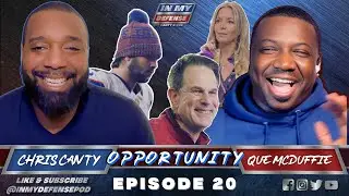 In My Defense Ep. 20 | Opportunity: Allen&rsquo;s Window, New Coaches & Game Picks | Chris Canty & Que