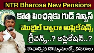కొత్త పింఛన్లకు ఆగస్టు 15 నుంచి కొత్త ఆప్షన్|Ntr bharosa Pensions latest news|ap Pensions news 