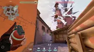 Raze Ascent B main Nade lineup to destroy attacker Killjoy ult