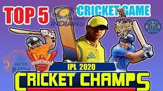 IPL 2020 Top 5 Best Android & IOS Cricket Game  [HD] Realistic Graphics | Cricket Game mod