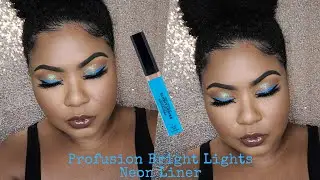 Profusion Bright Lights Neon Liner 💙 Demo and Review