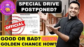 Special Drive Postponed | Worst News Ever? | Will 6th Cutoff Come | Vacant Seats in Delhi University