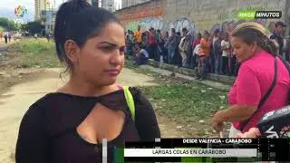 Venezuela - Largas colas para comprar comida en Valencia -VPItv
