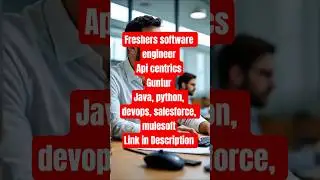🚀 Fresher #Software Engineer #Jobs in Guntur | API Centrics Hiring | 6 Months Training + Job