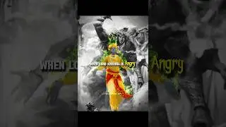 When Lord Krishna Is Angry💀✨...@Murlidhar_Editz