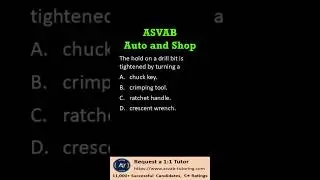 🔧 ASVAB Auto & Shop Question Review | Drill Press & Tools 📘#ASVAB #AutoAndShop #ASVABPrep