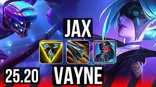 JAX vs VAYNE (TOP) | 10/2/2 | EUW Challenger | 25.20