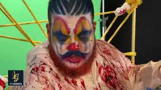 Pato Machete se mete al estudio para grabar una pelicula donde su personaje es un Payaso Psychopata
