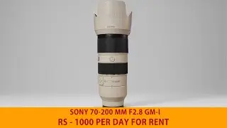 Sony 70-200mm GM ₹1000/Day || Winterline Camera Rentals  #sonyemount #camerarental #dehradunrentals