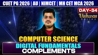CUET PG 2026 Computer Science | AU  | JMI | MH MCA CET 2026 | Digital Fundamentals