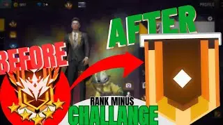 Elite Master To Gold 1 😱 | Free Fire Rank Minus