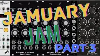 Eurorack Beats in 53hp #3: Jamuary Session - ALM Pamelas New Workout, Erica Synths - Sample Drum x2