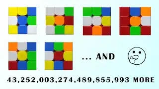 43 Quintillion patterns of Rubik's cube