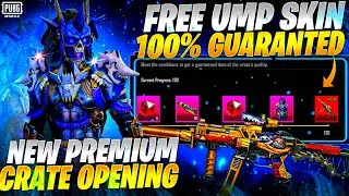 Best Premium Crate Opening | Free Guaranteed Upgradable UPM 45 Skin | PUBGMOBILE