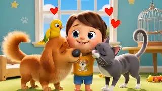 Learn About Pets with This Fun Kids Song 🐾 | Animal Sounds & Music
