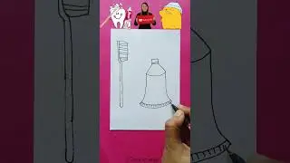 Toothbrush🪥+ Toothpaste😍 Drawing #easydraw #art #toothbrush #toothpaste #viral #trending #drawiteasy