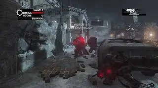 Gears of War 3 PC - Team Locust Vs Lambent Horde - WIP Mod & Hack Horde on Gridlock with Mutators.