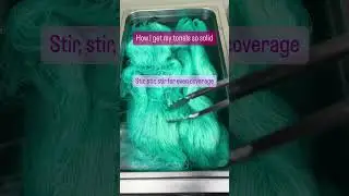 How I hand dye my tonals so solid 🥰💘