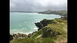 Cornwall: Newquay walking tour, Fistral, Towan, Porth Beach & surfing. Headlands & Cliffs