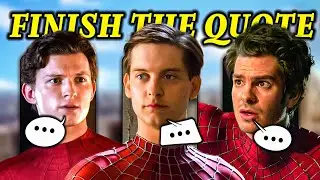 Can You Finish The SPIDER-MAN Quote? | Movie Trivia Quiz