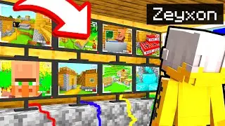 USO le TELECAMERE per SPIARE i VILLAGER in Minecraft