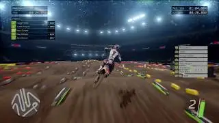 Monster Energy Supercross gameplay.My first race