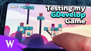 Testing Squaremoji on an Android Device - Indie Game made with GDevelop