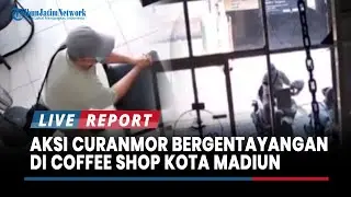 Aksi Curanmor Bergentayangan di Coffee Shop Kota Madiun, 2 Sepeda Motor Raib Dibawa Kabur