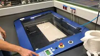 Laser cutting the bottom - The Airdrum