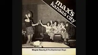 Wayne County and the Backstreet Boys   Max's Kansas City 1976