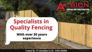 Wooden Fencing Margate Thanet Kent 01843 836978 Albion Construction
