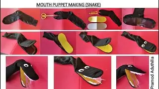 SNAKE PUPPET (SPEAKING OR TALKING OR MOUTH PUPPET)