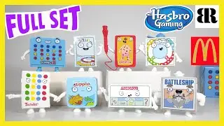 Hasbro 2021 McDonald's Happy Meal FULL SET of 8 Unboxing | Complete Set